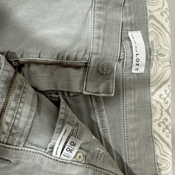 LOFT green cropped pants - Picture 7 of 7